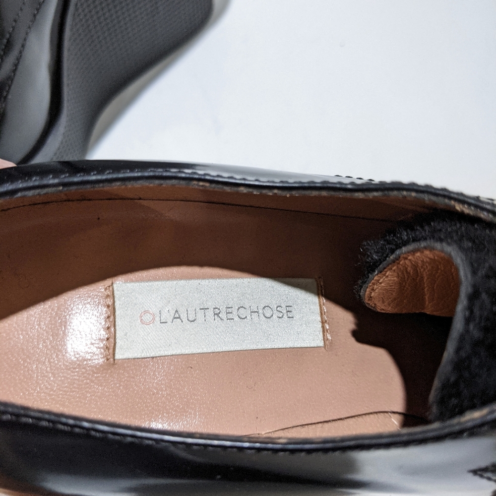 L'AUTRE CHOSE laced platform leather shoes new! - Picture 7 of 7